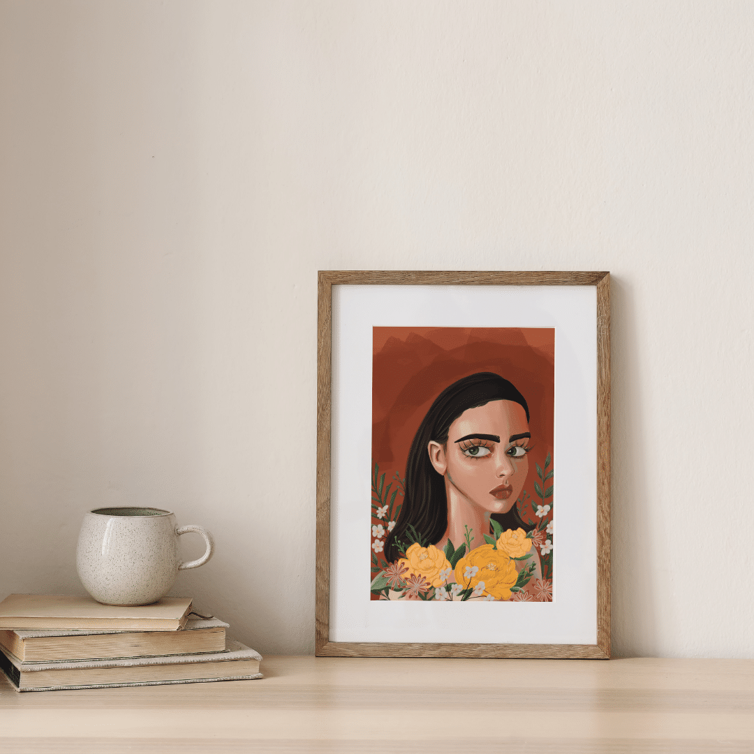 Entre Flores y Ladrillos - Print de ilustración digital - Imagen 2