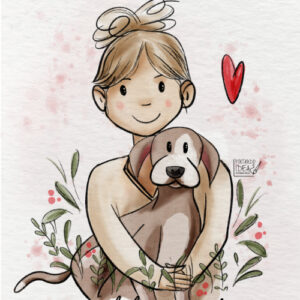 Ilustración familiar descargable para imprimir | Pintando Ideas