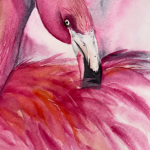 Flamingo Print