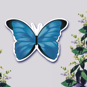 Mariposa Azul Sticker