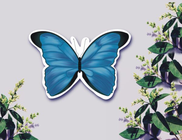 Mariposa Azul Sticker