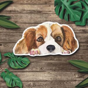 Perrito Acostado Sticker