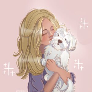 Abrazo Eterno - Arte descargable-Ilustración lista para imprimir