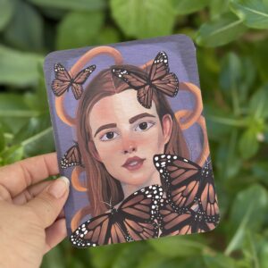 La Niña de las Mariposas - Print de ilustración digital