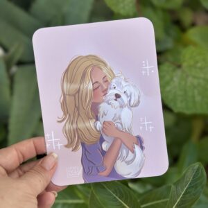 Abrazo Eterno - Print de ilustración digital