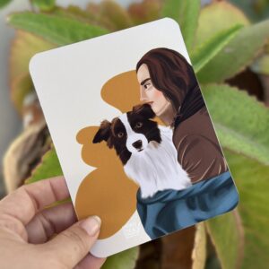 Amigos de Otoño - Print de ilustración digital